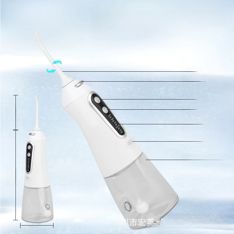 AquaPulse™ Looksmax Water Flosser – Deep Clean + Tongue Care System
