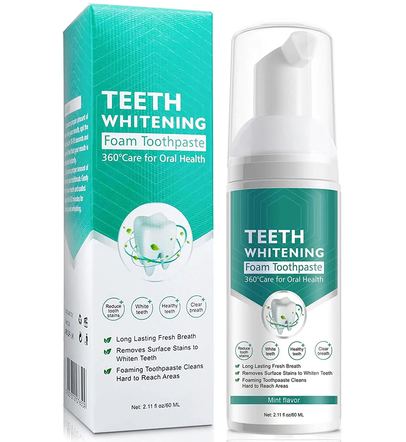 FoamBright™ Pro-Whitening Toothpaste – Minty Maxxing Formula